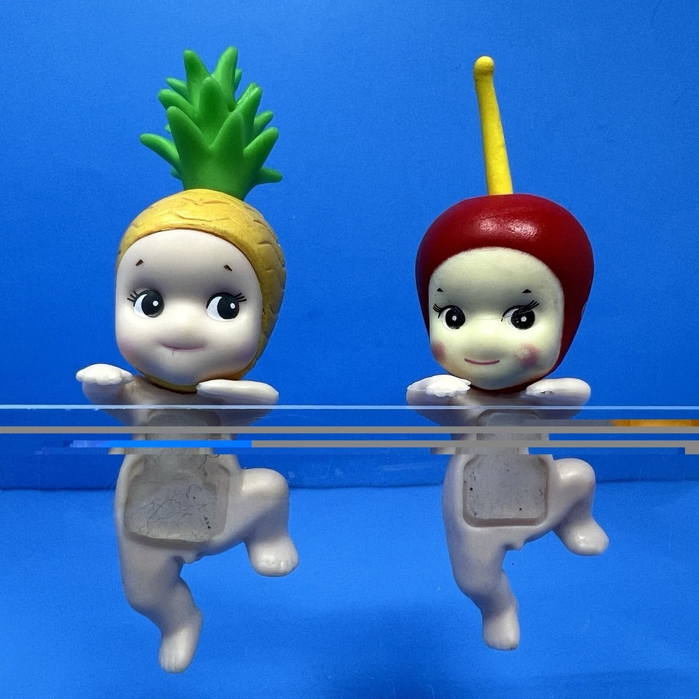 Cherry & Pineapple Sonny Angel Hippers Harvest Series Mini Figure Cute Decor
